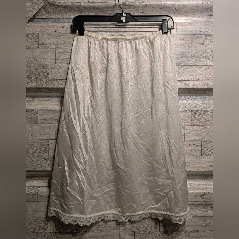 Dena Elegant Cream A-Line Skirt